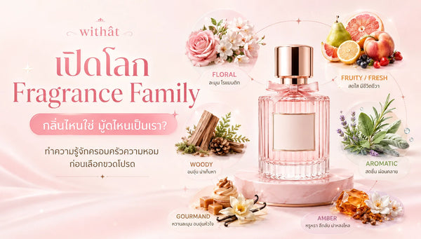 กลิ่นน้ำหอม มีกี่ประเภท? ชวนทำความรู้จัก Fragrance Family ค้นหากลิ่นที่ใช่ก่อนเลือกซื้อ