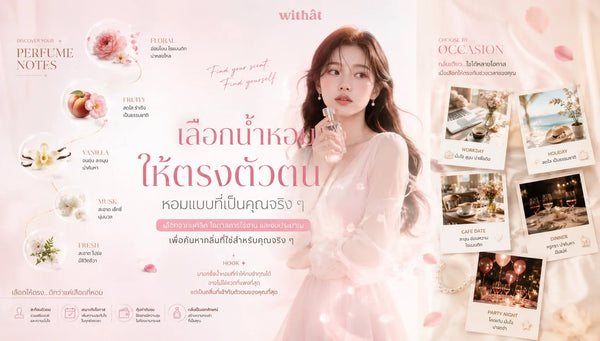 วิธีเลือกน้ำหอม ให้หอมเข้ากับตัวตน เจาะลึกบุคลิก โอกาส และงบประมาณที่ใช่สำหรับคุณ
