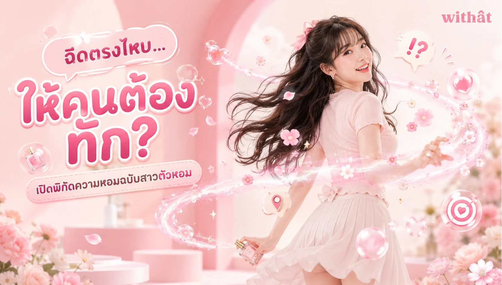 จุดฉีดน้ำหอมผู้หญิง ฉีดยังไงให้หอมฟุ้ง หอมจนคนต้องทัก