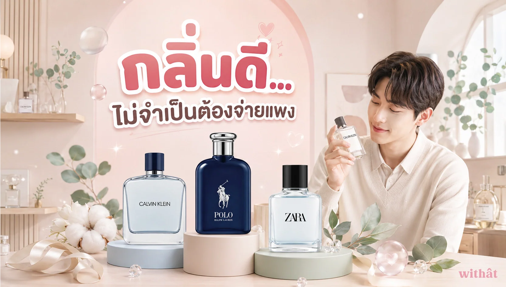น้ำหอมแบรนด์ ผู้ชาย ระดับกลาง Calvin Klein, POLO, Zara กลิ่นดีราคาจับต้องได้น่าเปย์ที่สุด